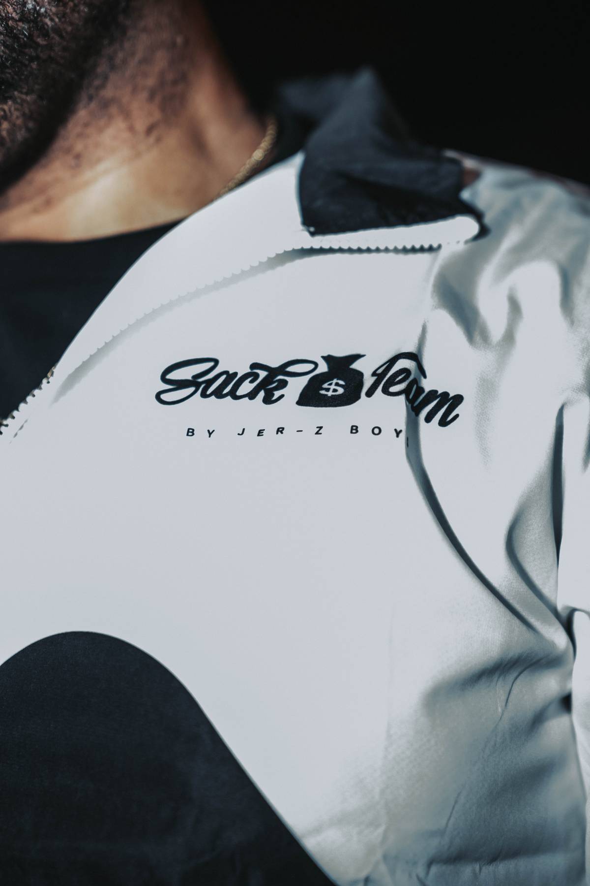 Sack💰Team “Black/White”Windbreaker Set