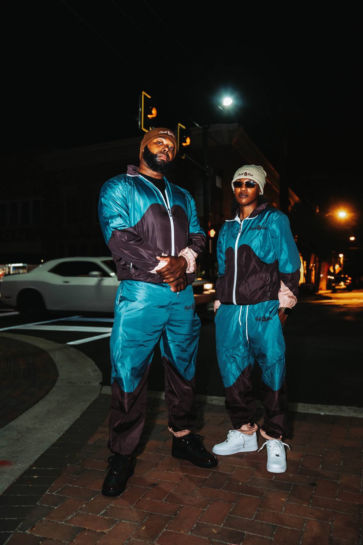 Sack💰Team “Beef & Broccoli/Tan ”Windbreaker Set