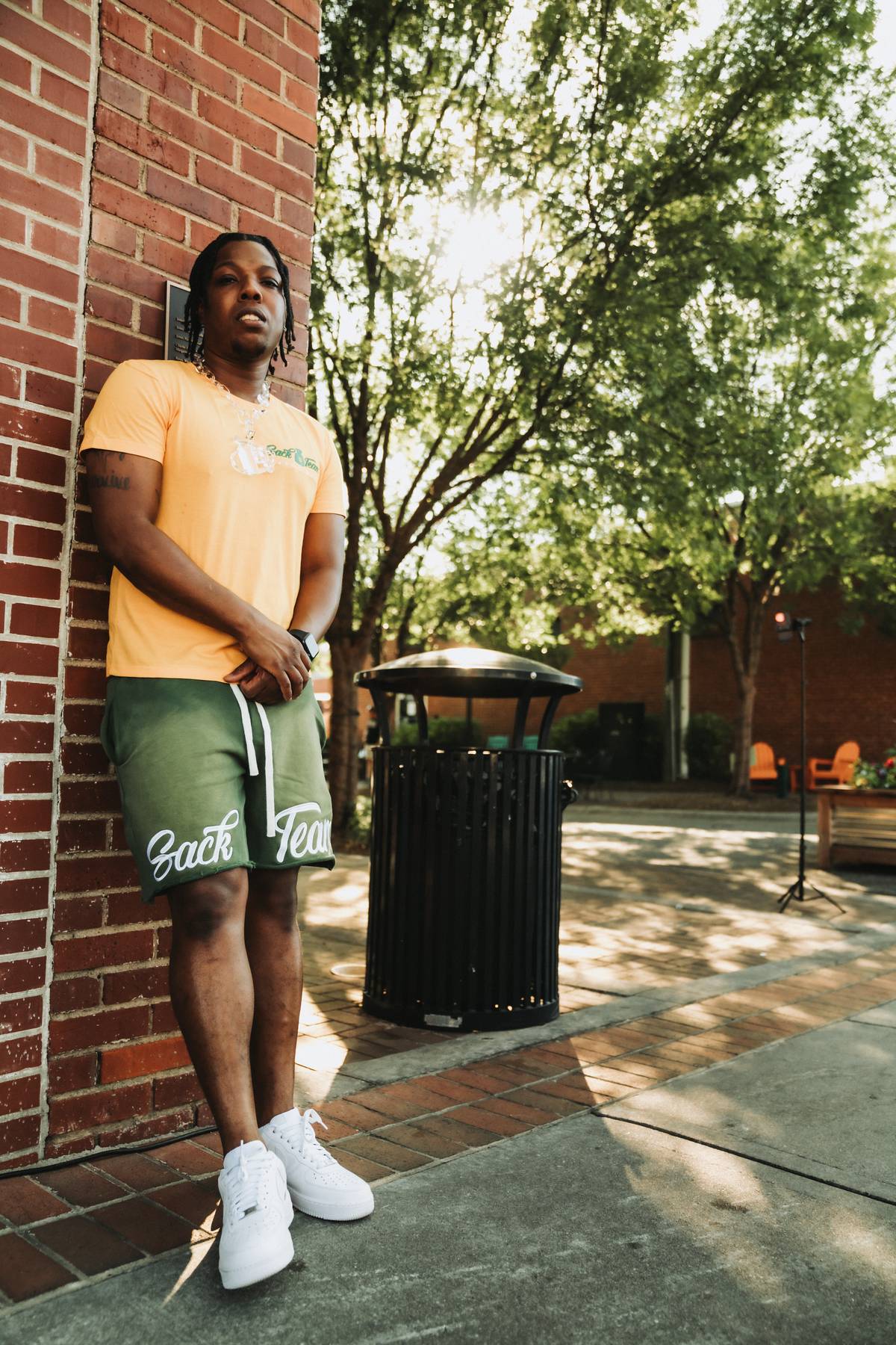 SACK TEAM “GREEN/GOLD” SHORT SET