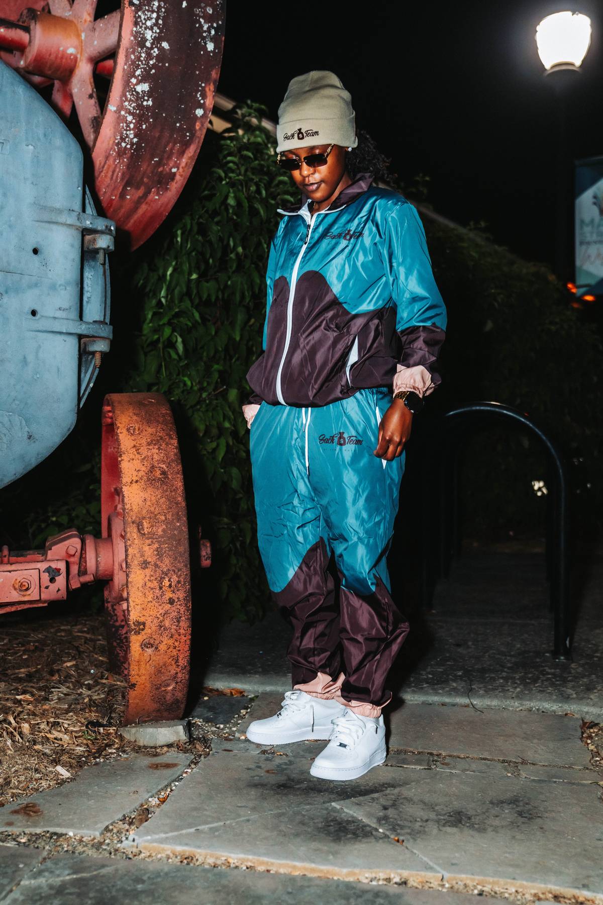 Sack💰Team “Beef & Broccoli/Tan ”Windbreaker Set