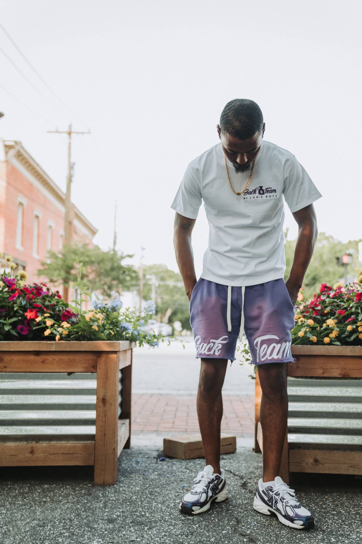 SACK TEAM “PURPLE” SHORT SET