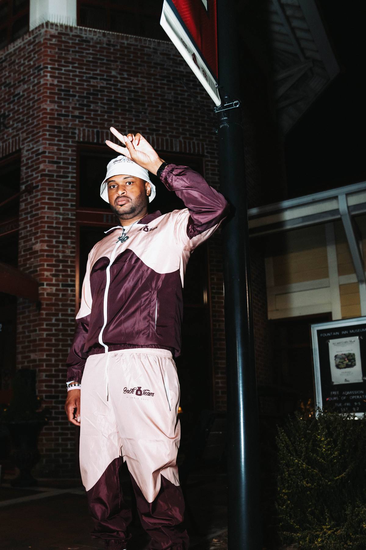 Sack💰Team “Brown/Tan ”Windbreaker Set