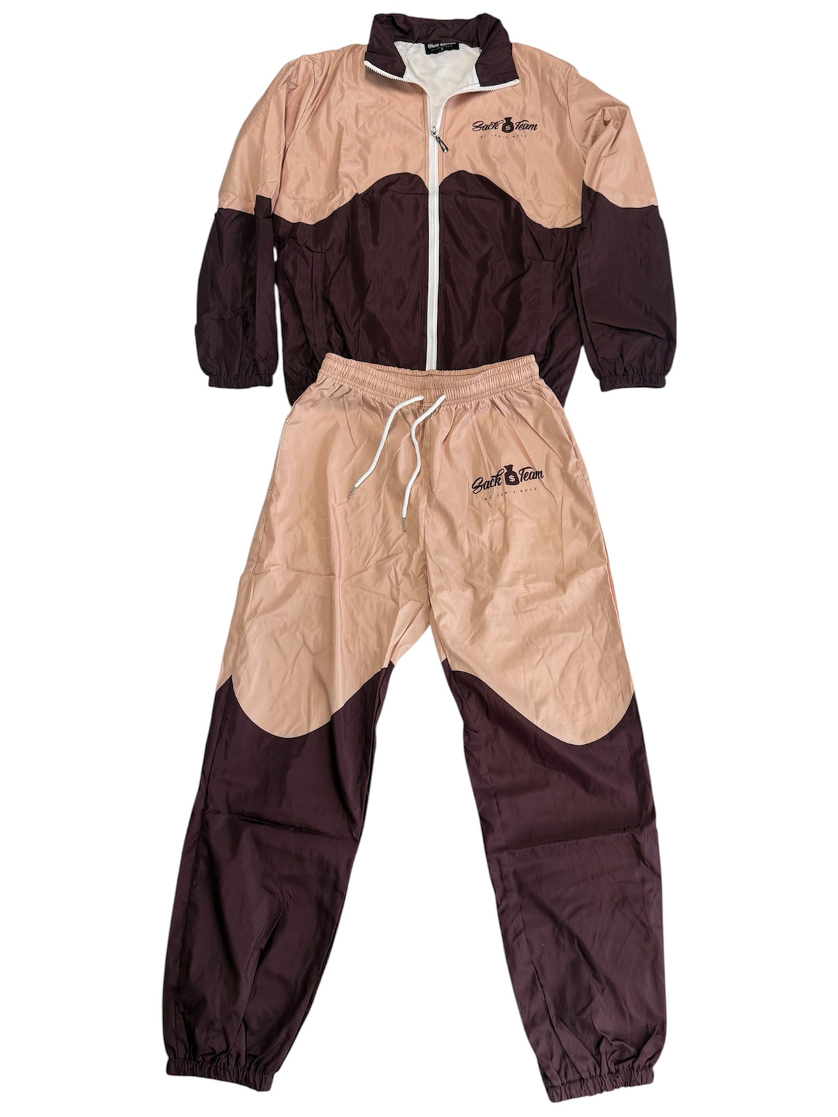 Sack💰Team “Brown/Tan ”Windbreaker Set