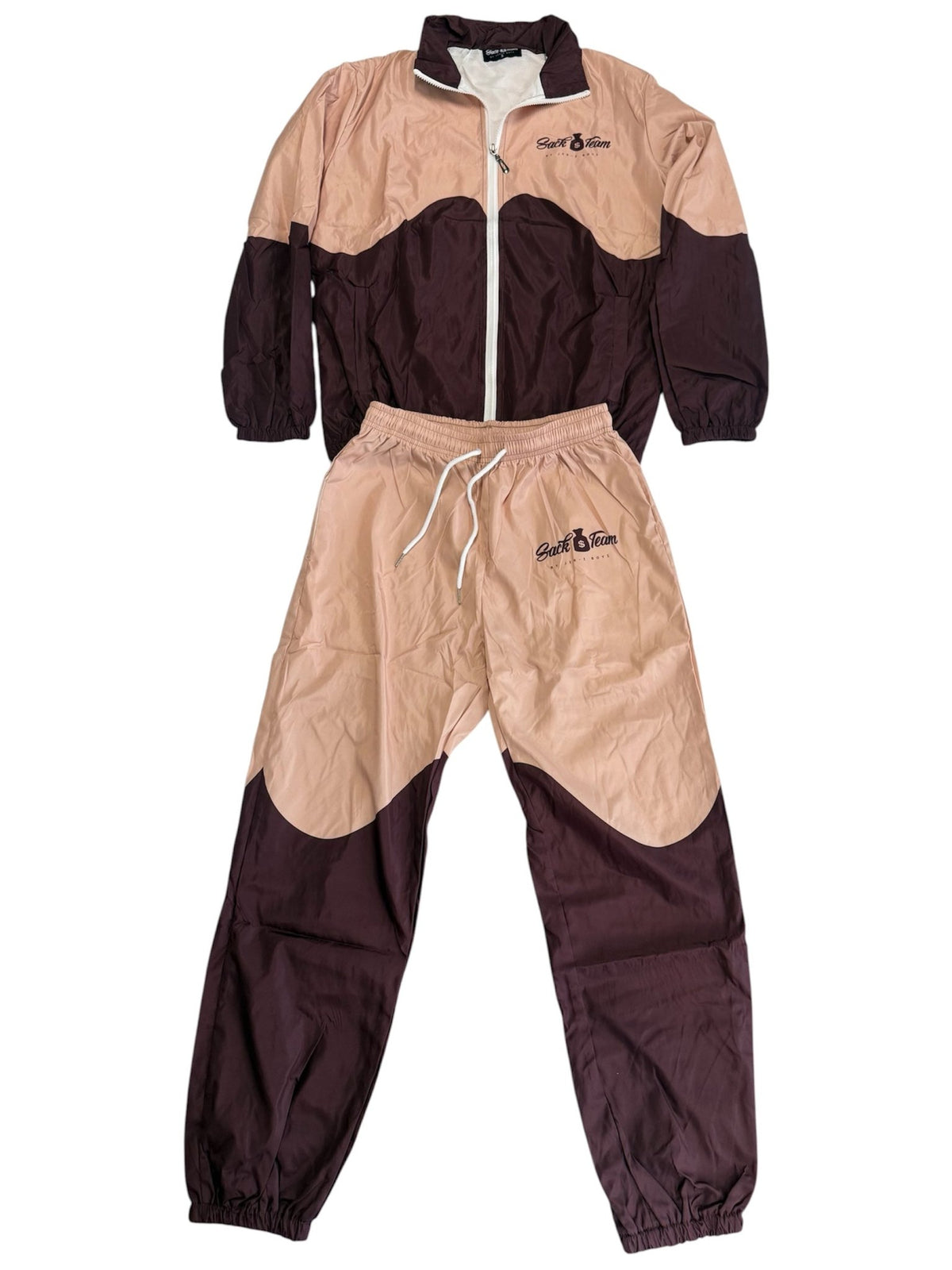 Sack💰Team “Brown/Tan ”Windbreaker Set