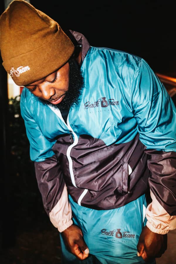 Sack💰Team “Beef & Broccoli/Tan ”Windbreaker Set