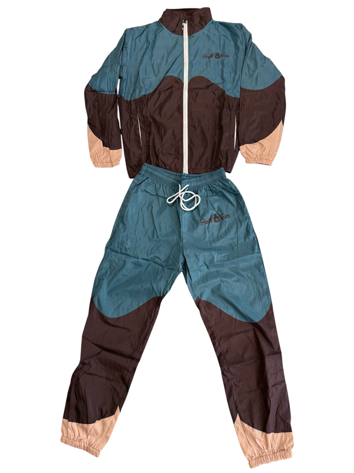 Sack💰Team “Beef & Broccoli/Tan ”Windbreaker Set