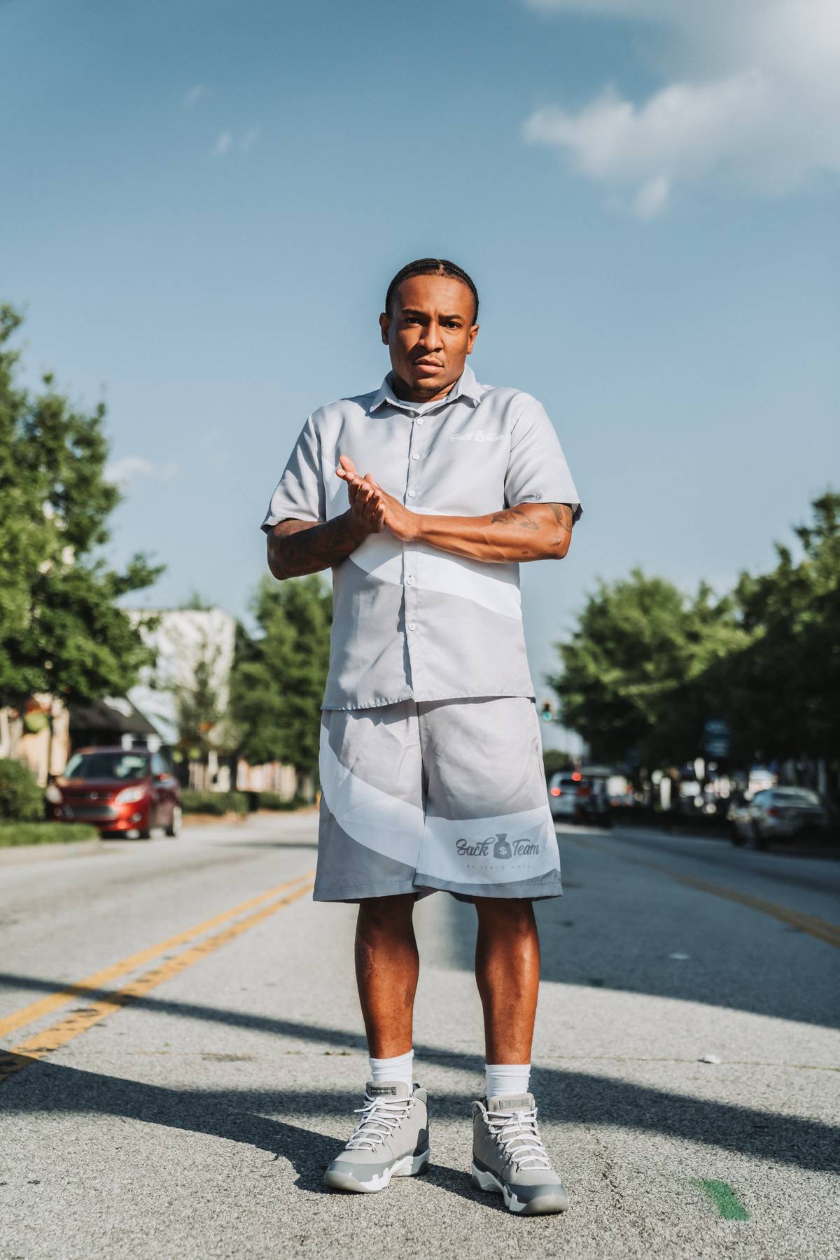 Sack Team “Gray” Short Set