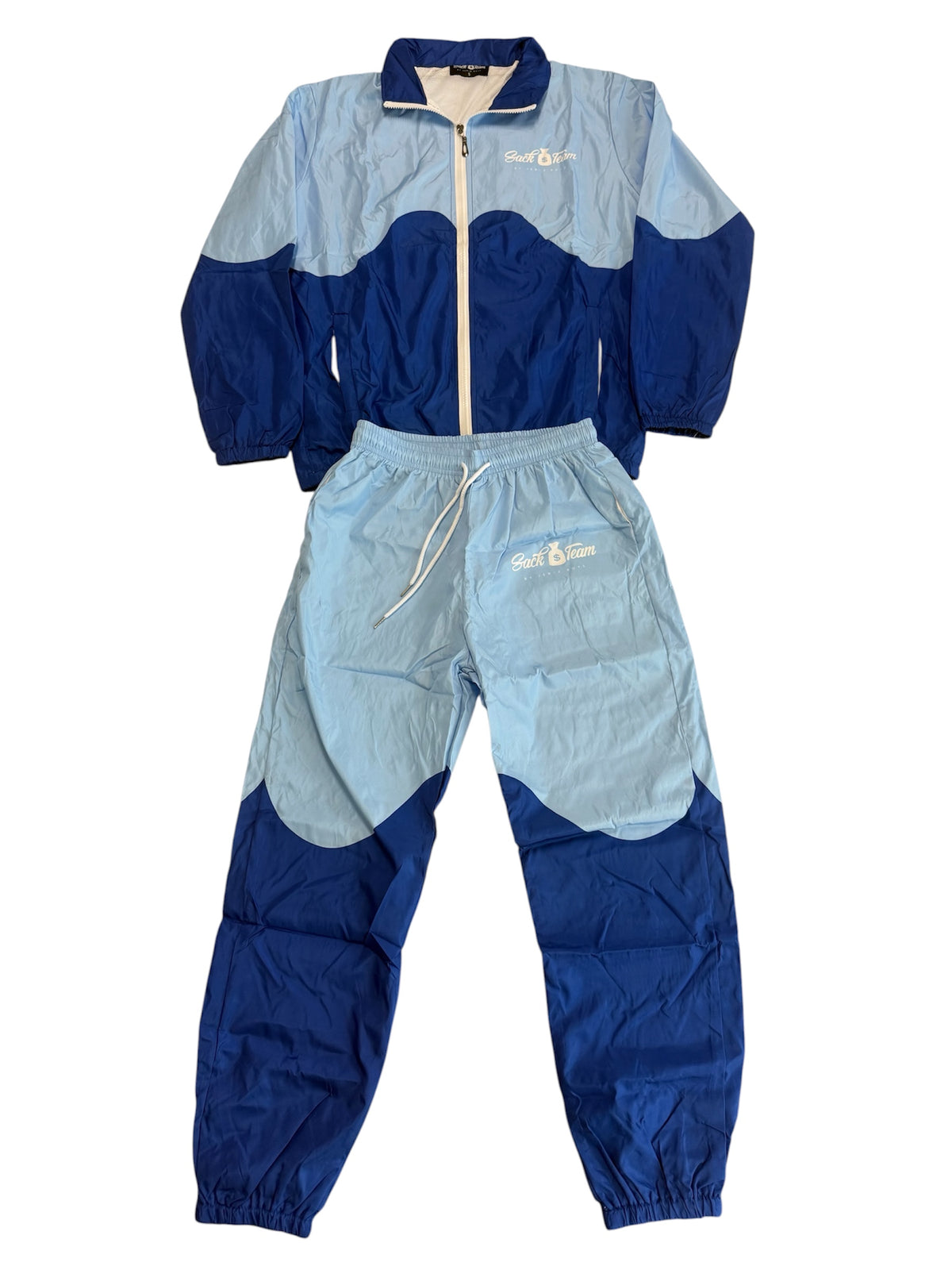 Sack💰Team “Royal blue/Carolina blue ”Windbreaker Set