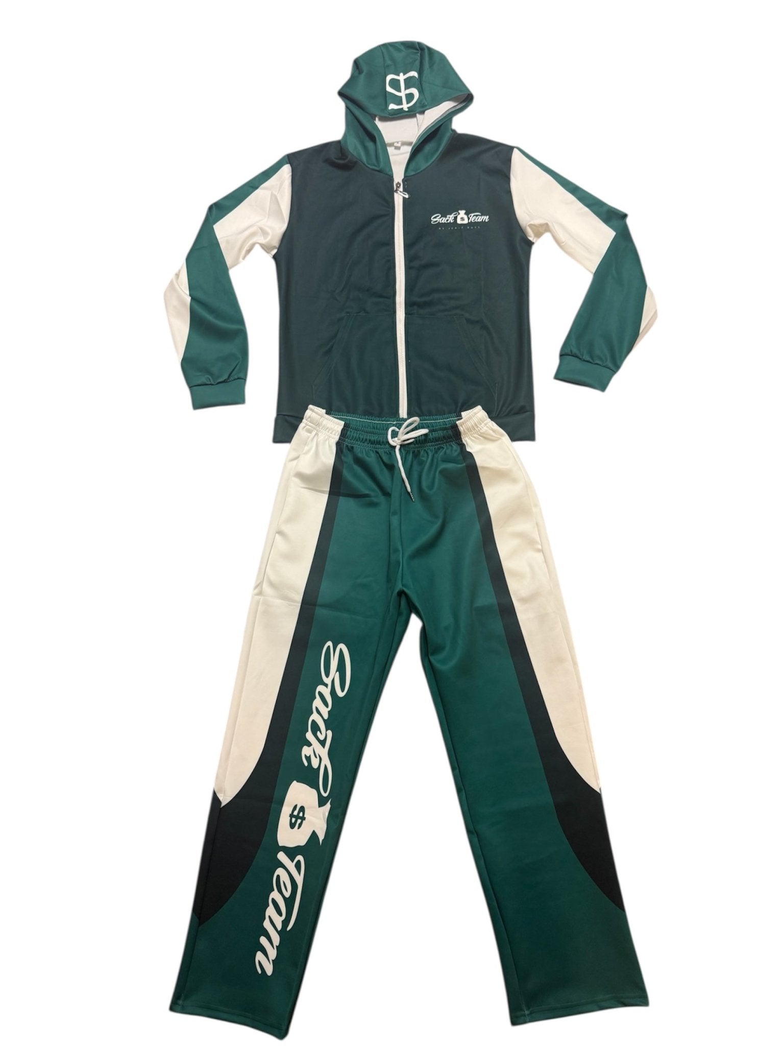 “Sack 💰Team Tech Set” Green,Black,White
