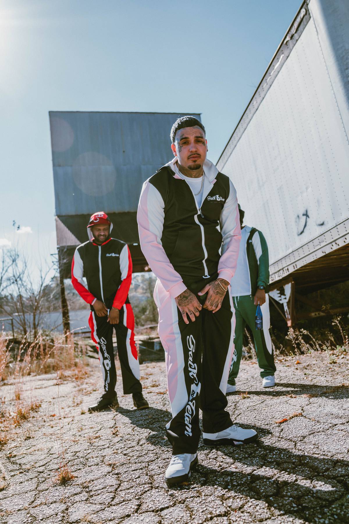 “Sack 💰Team Tech Set” Black, Pink, White