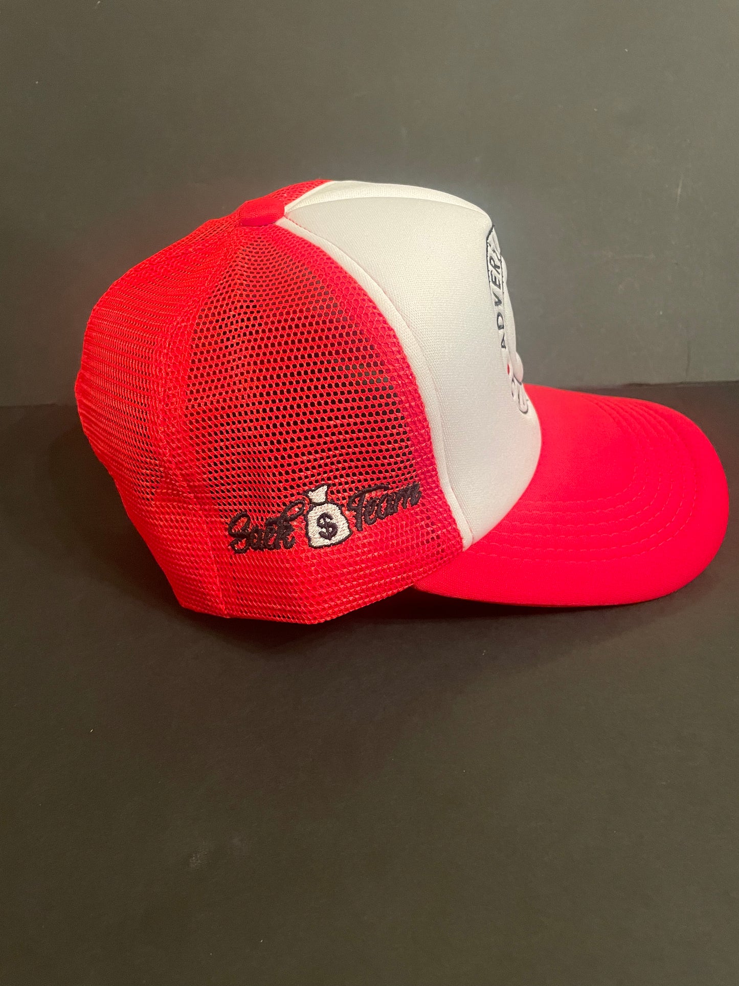 ABC/Sack Team red trucker Hat